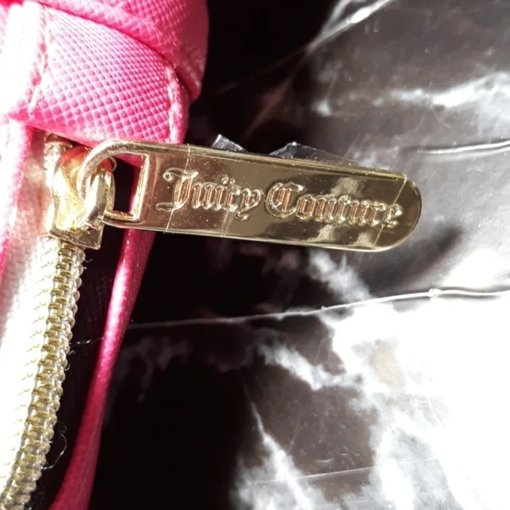 Juicy Couture pink makeup bag new